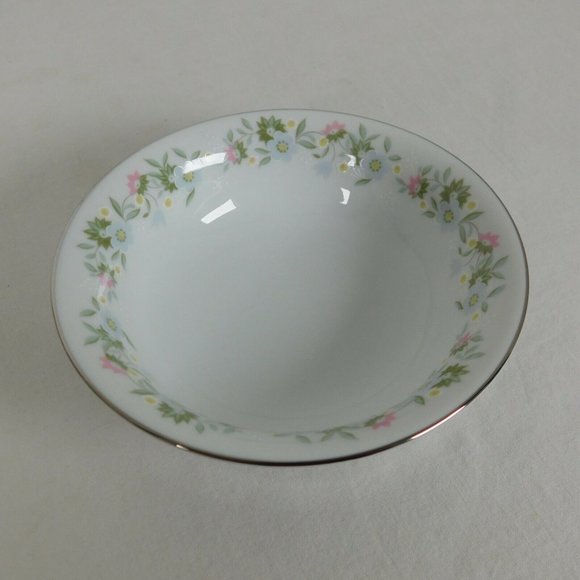 Johann Haviland Forever Spring Set 4 Fruit Berry Sauce Bowls 5" Bavaria Germany - Picture 5 of 12